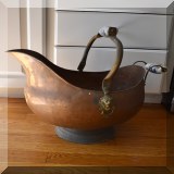 D47. Copper coal scuttle. 